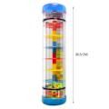Miniatyrbillede 4 af 4: Regnbue Timeglas Regn Regnmager Rain Stick Musical Legetøj Regndråbe Lyd