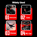 Miniatyrbillede 7 af 7: LED Anti-kollision Advarsel Lys Mini Signal Lys Drone med Strobe Lys 7 farver