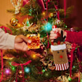 Miniatyrbillede 6 af 11: Jul vin flaske cover sæt nisse snemand vævet vin flaske poser til julefest middag bord pynt