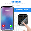 Miniatyrbillede 6 af 7: Bil Mp3 Afspiller Dual Usb Hurtig Oplader Fm Bluetooth Modtager Bluetooth Kompatibel 5.0 Fm Sender