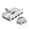 Miniatyrbild 1 av 6: Data Transmission Hub Aluminium 4 Portar USB 3.0 Clip HUB