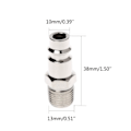 Miniatyrbild 6 av 6: 1st Euro Air Line Slang Fitting Luft Kompressor Anslutning Quick Release Koppling Plug Socket Connector