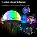 Pikkukuva 3 / 6: USB Mini Disco pallo Valot RGB Moniväri Auto Ilmakehä Makuuhuone koristeet Strobe Magic Lamppu