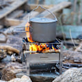 Pikkukuva 6 / 7: Ulkona telttailu puu uuni W grilli grilli kannettava puu polttouuni puu poltin