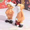 Miniatyrbillede 3 af 5: Harpiks Sjov Nøgen Julemand Vedhæng Jul Han Kvinde Julemanden Jule Træ Dekor