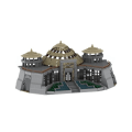 Pikkukuva 1 / 5: Jurassic Visitor Center Building Blocks Kit Dinosaur Paradise Architecture Assemble Brick Mall  Puzzle Toy