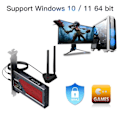 Miniatyrbilde 6 av 7: Trådløst 2.4G/5GHz/6G 5374Mbps WiFi 802.11AX/AC PCI Express Nettverk kort