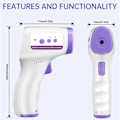 Miniatyrbillede 4 af 6: Tensiometer Hjerte Rate Puls Meter BP Monitor Rask Digital Arm Blod tryk meter