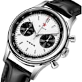 Miniatyrbild 1 av 6: Aviation Chronograph Seagull Movement Klocka Män ingen Automatisk Mekanisk klocka