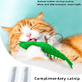 Miniatyrbild 5 av 6: Katt tandborste katmynta leksak katt interaktiva spel hållbar hård gummi 360 grader rengöring prick tandborste tugga leksak