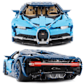 Miniatyrbilde 3 av 7: Bugatti Speed Sport Bil Modell Byggeklosser 42083 Samle Teknisk Klosser Kits Leker