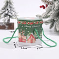Miniatyrbild 5 av 11: 10 bitar jul fest present box med portabelt rep jul present papper box för kaka godis äpple god jul förpackningar tillbehör