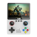 Pikkukuva 4 / 5: X6 3,5 tuumaa IPS näyttö kämmenlaite peli soitin kaksois joystick 11 simulaattorit GBA video peli konsoli
