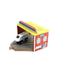 Miniatyrbillede 1 af 4: Træ tog bane tilbehør træ jernbane bane tog station