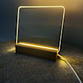 Miniatyrbild 3 av 7: Akryl luminous diy note board raderbar meddelande tavla memo påminnelse kreativ liten kalender