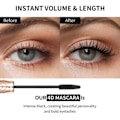 Miniatyrbillede 3 af 6: 1 PC Lasting Natural 4D Curling Tyk Lange Øjenvipper Hurtig Tørre Ikke-blomstrende Mascara
