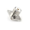 Miniatyrbillede 3 af 6: 1Pc Praktisk Coax Connector SO-239 Hun Jack Firkant Shape Loddet Cup Coax Connector