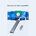 Pikkukuva 6 / 8: USB C HUB 3.0 Tyyppi C 4 Portti Useita USB jakaja sovitin OTG HUAWEI Xiaomi Macbookille