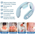Miniatyrbild 3 av 7: Nacke massage cervikal massage instrument mikro ström puls vibration knådning och nacke sjukgymnastik