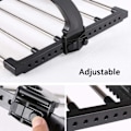 Miniatyrbilde 3 av 5: Sammenleggbar sko håndkle radiator håndkle klær brett stang lufter tørketrommel tørkestativ 5 skinne stang holder