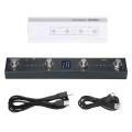 Miniatyrbild 3 av 9: BT Wireless MIDI Controller Rechargeable 4 Buttons Bärbar MIDI Fot Controller