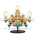 Pikkukuva 5 / 5: 3D Metalli Pulma Lingxiao Palace Assembly Mall  Kits Lapsille Aikuisten Jigsaw DIY Set