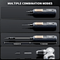 Miniatyrbillede 5 af 6: 180 in 1 Precision Skruetrækker Set med Pickup Screw Driver Bit