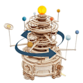 Pikkukuva 2 / 7: Mekaaninen Orrery 316kpl Kierrettävä DIY 3D Puiset palapelit Malli Rakennus Block Kits lelu