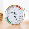 Miniatyrbillede 2 af 8: 2 In 1 Termometer Hygrometer Indendørs Fugtighed Temperatur Meter Måler