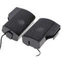 Miniatyrbillede 2 af 7: Mini Portable Clipon USB Stereo Speaker line Controller Soundbar