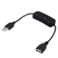 Pikkukuva 2 / 3: 28 cm USB kaapeli kytkimellä ON/OFF kaapeli jatkokytkin kytkin USB lamppua varten