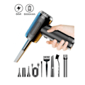 Miniatyrbillede 4 af 7: Bærbar Komprimeret Luft Duster Blæser Renser USB Opladning Computer Husstand Blæser Renser