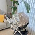 Miniatyrbillede 4 af 9: Sommer myggenet baby klapvogn klapvogn mygge insekt  net sikre spædbørn beskyttelse net klapvogn tilbehør