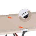 Miniatyrbild 5 av 6: Utomhus Camping Spjälsäng Ultralight Portabel 7075 aluminium legering Hög-låg dubbelfunktion hopfällbar Sov Säng