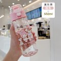 Miniatyrbild 9 av 11: Kawaii Sanrio Vatten Flaska Kuromi Cinnamoroll Tecknad film Anime Glas Kopp Sleeve Leksaker