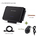 Miniatyrbillede 6 af 10: USB 3.0 til SATA IDE Hard Disk Adapter Konverter kabel til 3.5 2.5 tommer HDD/SSD CD DVD ROM CD-RW 3 in 1 IDE  SATA adapter