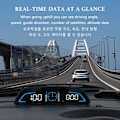 Miniatyrbillede 5 af 7: Auto Speedometer Head Up Display Bil Smart Digital Alarm Påmindelse Måler