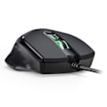 Miniatyrbilde 6 av 6: Silence Klikk Kablet Gaming Mus 6 knapper USB Demp LED Optisk kabel Ergonomisk Datamaskin mus
