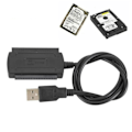 Miniatyrbillede 1 af 7: USB 2.0 til IDE SATA kabel 3 in 1 S-ATA 2.5 3.5 Tommer Hard Drive Disk HDD Adapter Konverter kabel
