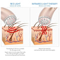 Miniatyrbillede 5 af 7: Infrarød opvarmning rød lys ansigtsbehandling maskine led foton terapi kollagen stimulering anti aldring hudopstramning skønhed massager