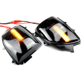 Miniatyrbillede 5 af 5: Par LED Side Vinge Bag Udsigt Dør Spejle Repeater Dynamisk Svinge Signal Lys Indikator Blinker