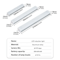 Miniatyrbilde 3 av 7: 15 cm Bil Sensor Lys for Gulv Koffert hette USB Oppladbar Automatisk Induksjon Lys Bar