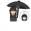 Pikkukuva 2 / 5: Blocks Keskiviikko Addams Elokuvat Anime Bricks Mini toiminta lelu
