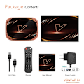 Pikkukuva 7 / 8: Smart TV Box Android 11 4G 128GB  Wifi  BT AV1 media soitin