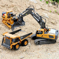 Miniatyrbilde 4 av 4: 2,4G legering dump lastebil ingeniør kjøretøy fjernkontroll bil barn's fjernkontroll bil
