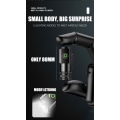 Miniatyrbillede 7 af 7: Kraftig Mini EDC LED Lommelygte Super Bright Nøglering Lys USB Genopladelig Lommelygte Camping Lantern
