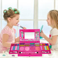 Miniatyrbild 2 av 4: Smink Kit Toy Set För Flickor Bärbar Låtsas Smink Kosmetika Tillbehör För Flickor