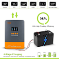 Miniatyrbillede 3 af 6: Solar Oplader Controller MPPT Blacklight LCD Regulator