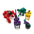Miniatyrbillede 7 af 7: Transformation Dinosaur Robot Action Figurer 5 i 1 Saml Dinozords Ranger Megazord Børn Legetøj