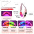 Miniatyrbild 7 av 7: Ansiktsbehandling lyft enhet LED foton terapi ansiktsbehandling bantning vibration massage dubbel haka